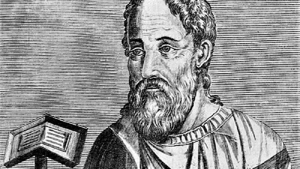 Eusébio, início do séc. IV: citou Euêmero e Diodoro como prova histórica contra os deuses pagãos por Biblioteca Nacional da Áustria / Wikimedia Commons