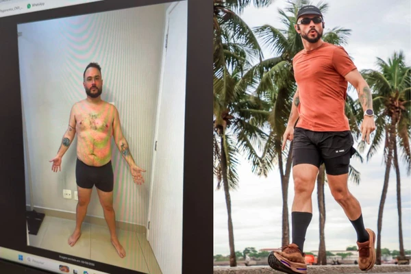 Humorista pasosu por transformação corporal