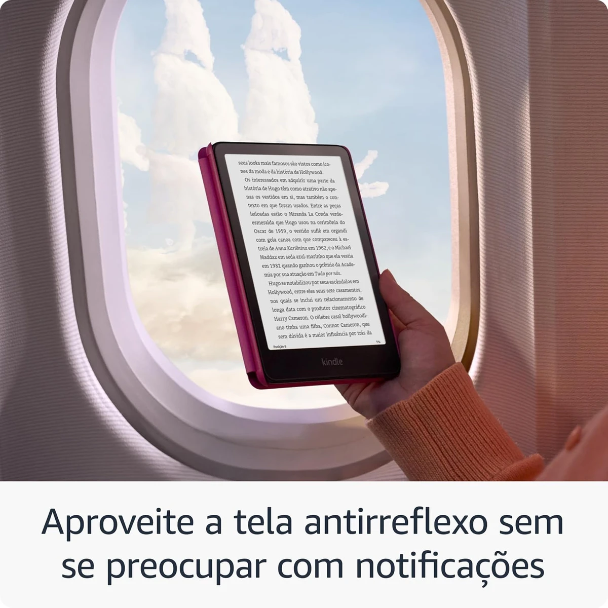 Kindle Paperwhite: leitor de 6,8 polegadas com tela maior e resistência à água por Divulgação