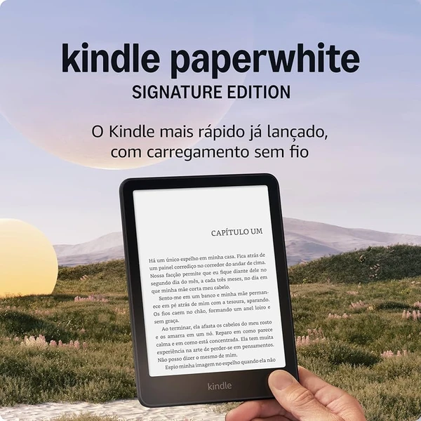 Kindle Paperwhite Signature Edition: versão premium de 6,8 polegadas com mais espaço e carregamento sem fio por Divulgação