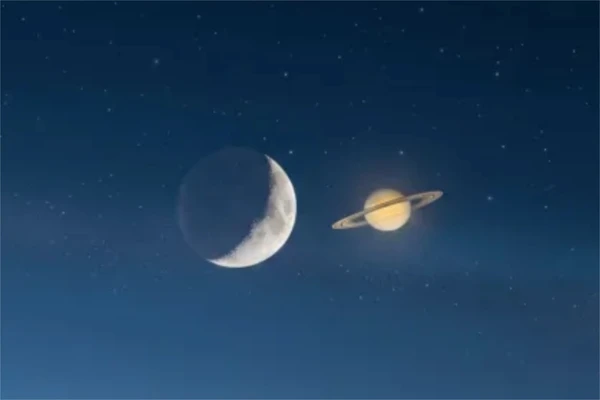 Lua e Saturno