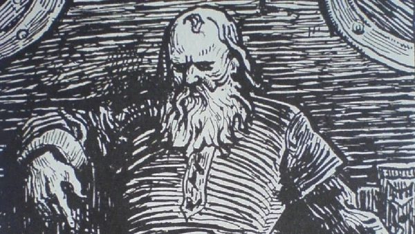 Snorri, c. 1220: na Edda em Prosa, rebaixou os Æsir a heróis vindos de Troia e depois divinizados por Christian Krohg / Wikimedia Commons