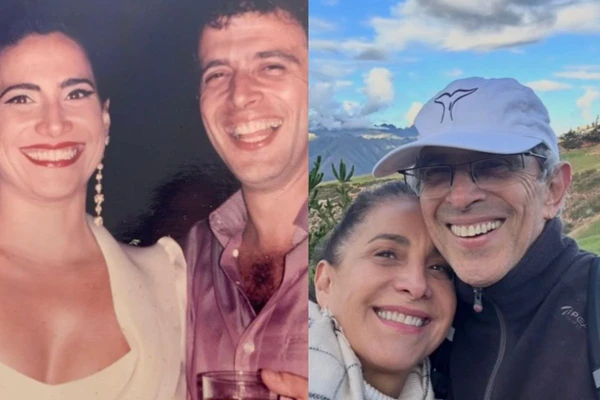 Totia Meireles e Jaime Rabacov em antes e depois (1991 e 2026)