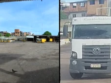 Imagem - Motorista de caminhão invade garagem de ônibus em Salvador