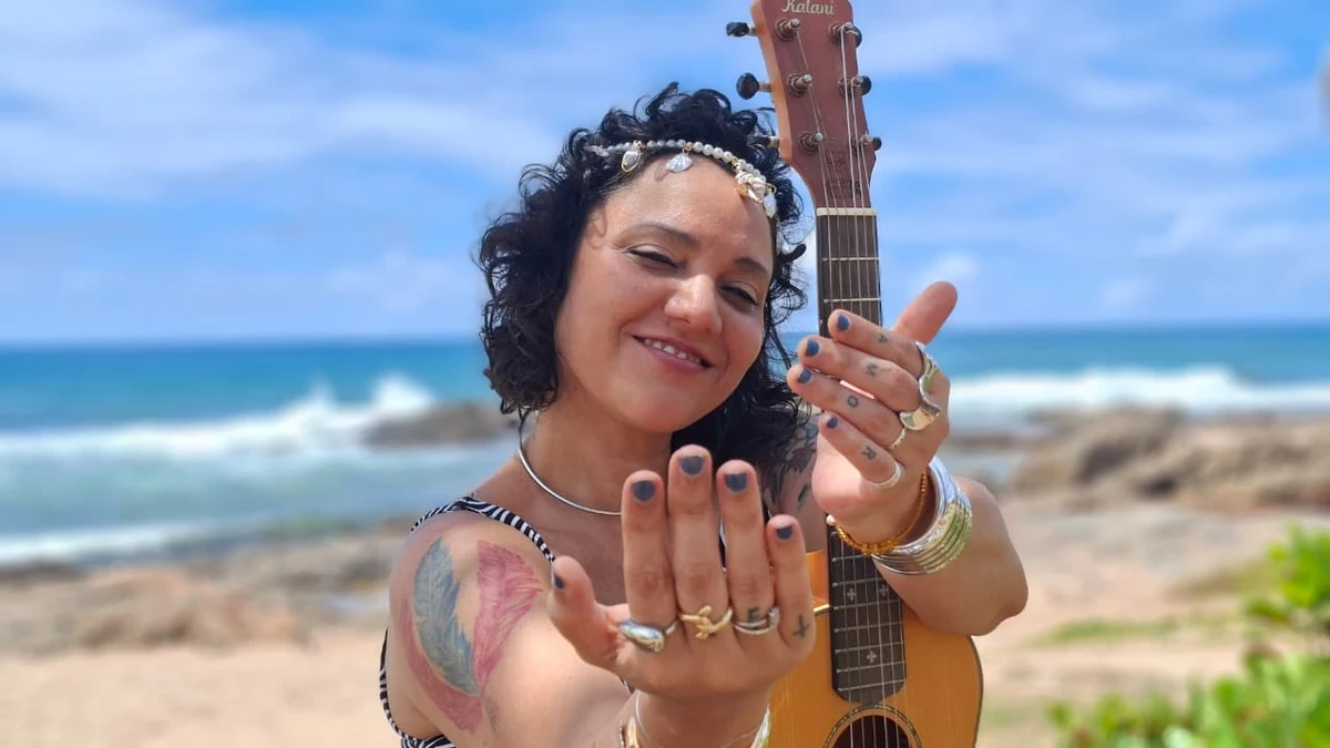 A cantora Marcela Bellas