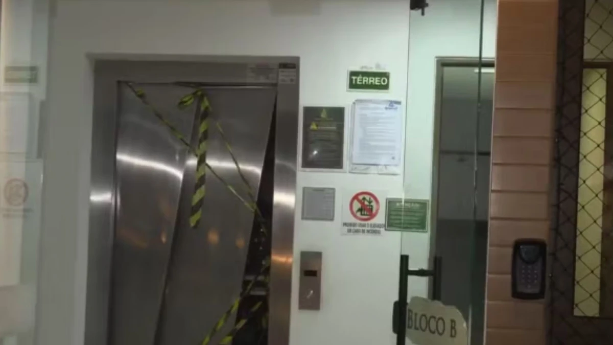 Elevador despencou em prédio residencial
