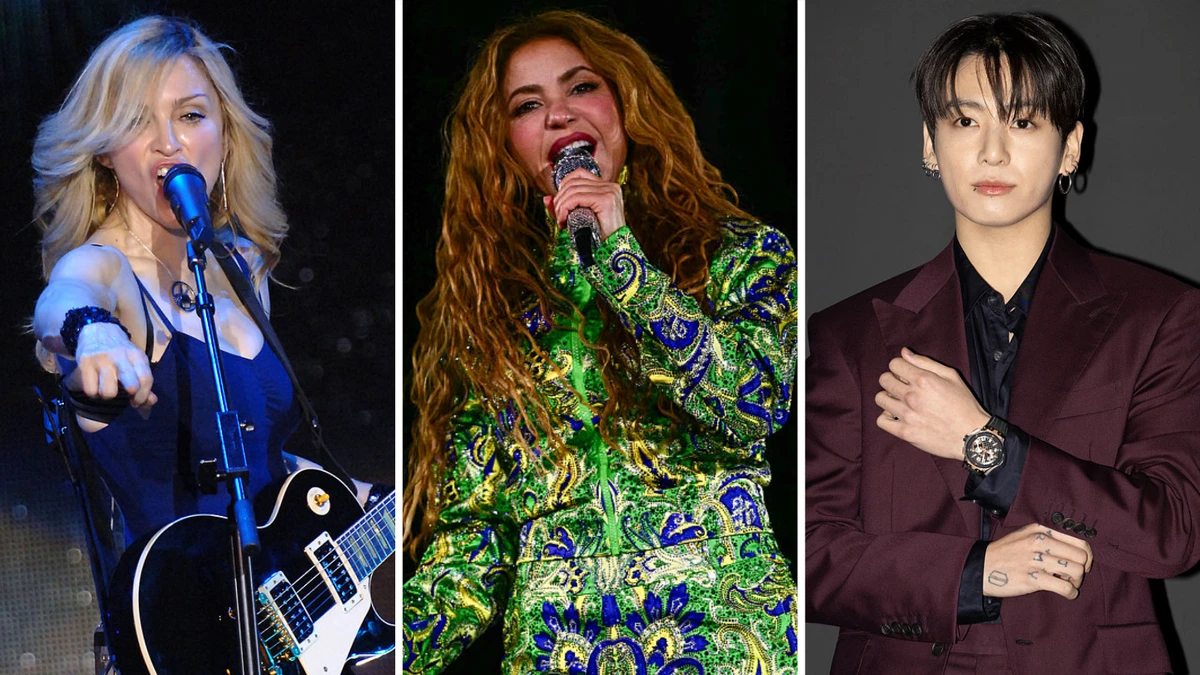 Madonna, Shakira e BTS 