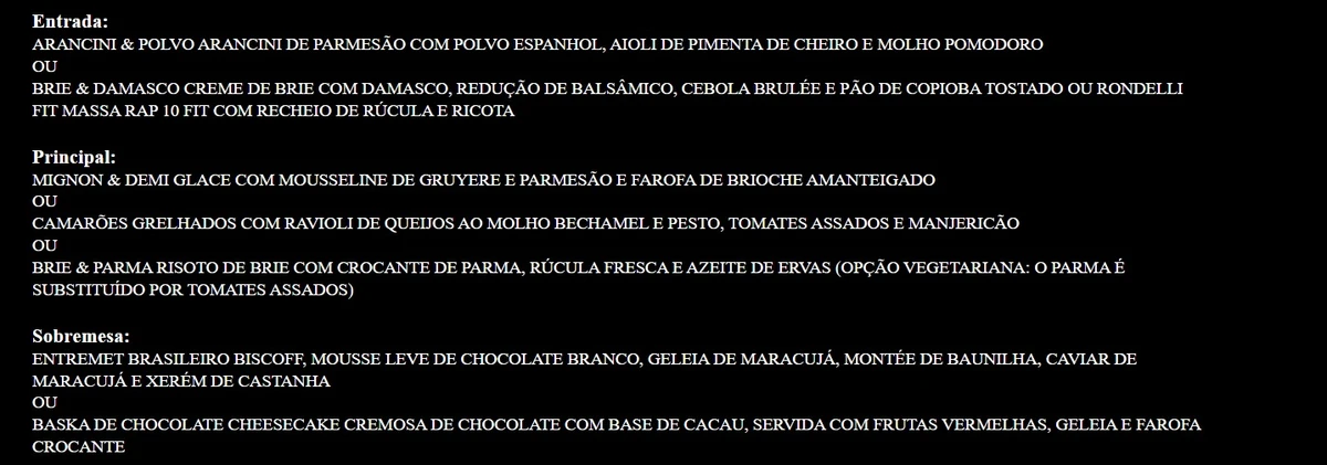 Menus do Salvador Restaurant Week 2026  por Captura de tela