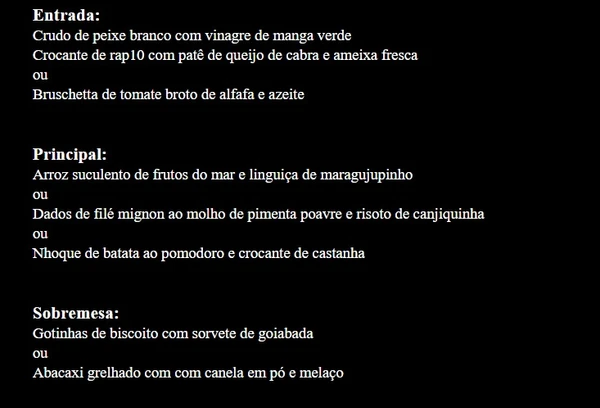 Menus do Salvador Restaurant Week 2026  por Captura de tela