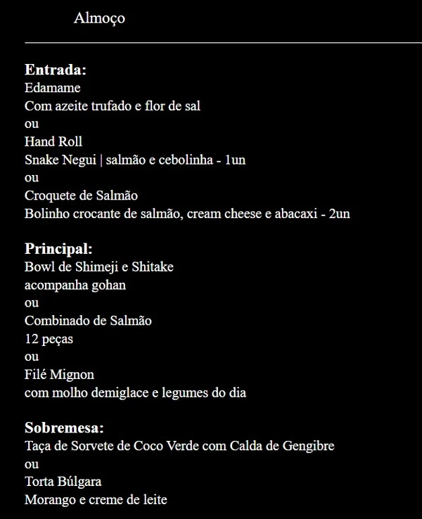 Menus do Salvador Restaurant Week 2026  por Captura de tela