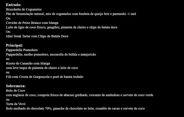 Menus do Salvador Restaurant Week 2026  por Captura de tela
