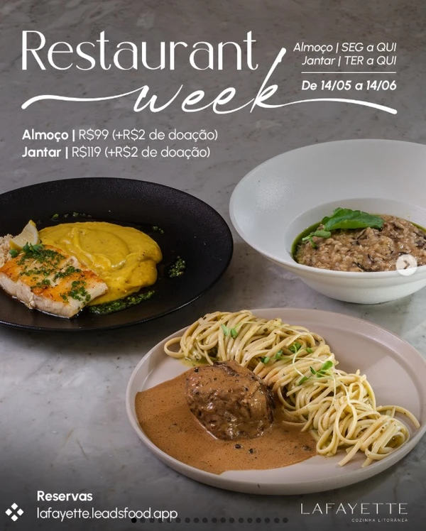 Menus do Salvador Restaurant Week 2026  por Captura de tela
