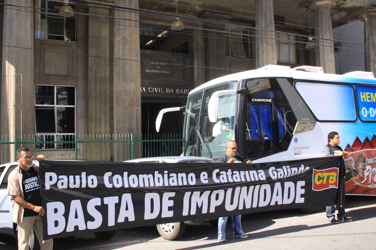 Mortes geraram prostestos de sindicalistas por Sindicato dos Rodoviários
