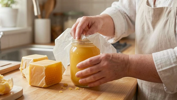 Para quem quer reduzir o plástico na cozinha sem mudar completamente a rotina, a embalagem de cera de abelha pode ser uma alternativa prática por Freepik