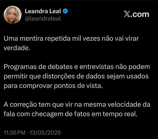 Post de Leandra Leal