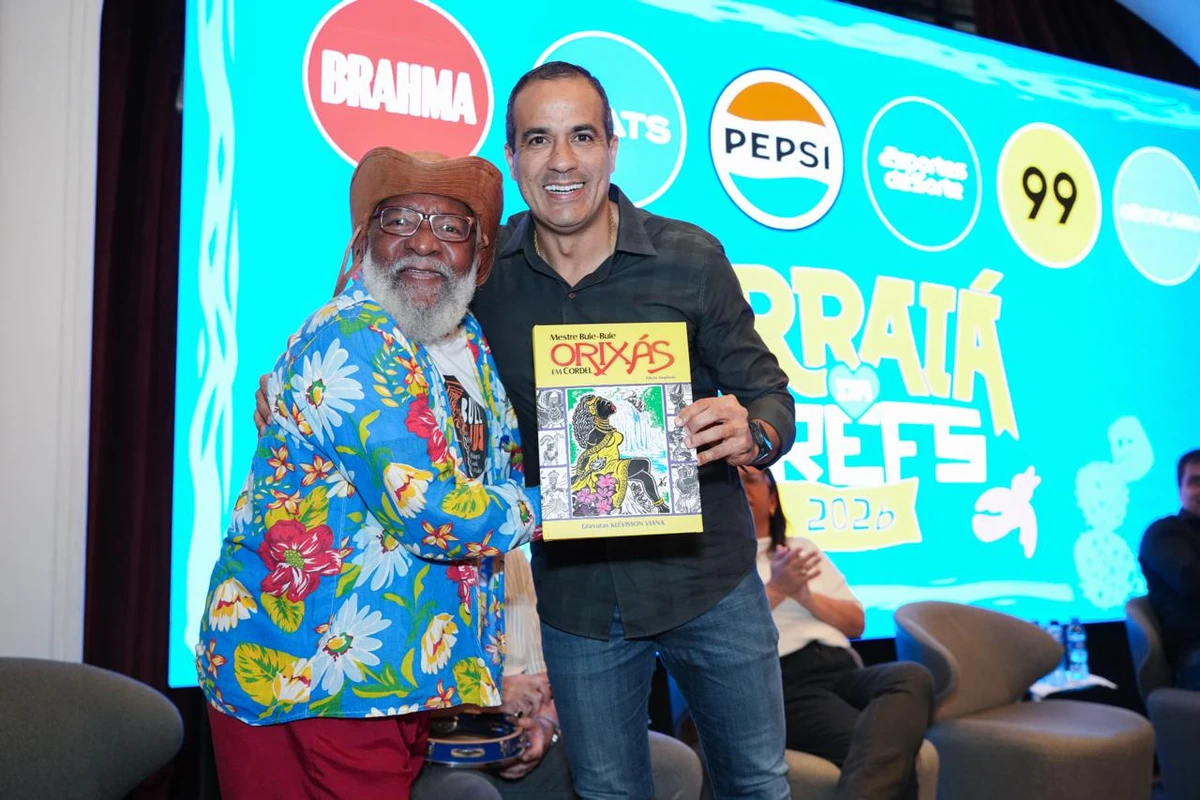 Bruno Reis ao lado de Bule-Bule por Betto Jr. / Secom PMS