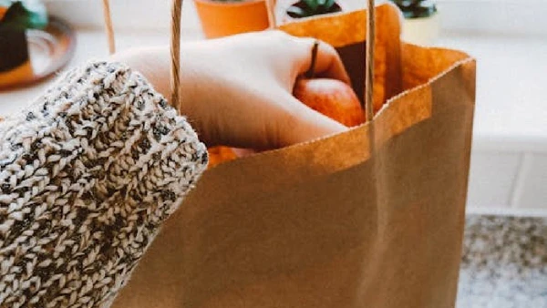 Use um saco de papel limpo, sem plástico, grampos ou partes metálicas por Lisa from Pexels / Pexels