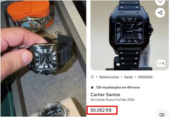 Zé Felipe mostrou seus relógios de luxo por Reprodução/Instagram