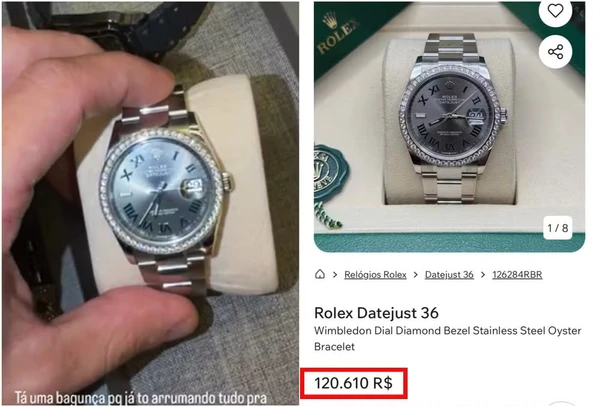 Zé Felipe mostrou seus relógios de luxo por Reprodução/Instagram