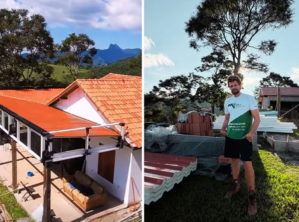 Ator Alejandro Claveaux constrói 'casa da montanha mágica' no Rio  por Reprodução/Instagram