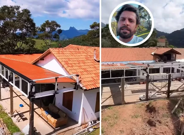 Ator Alejandro Claveaux constrói 'casa da montanha mágica' no Rio  por Reprodução/Instagram