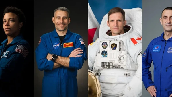 Crew-13 tem lançamento previsto para não antes de meados de setembro de 2026 rumo à ISS, com Jessica Watkins, Luke Delaney, Joshua Kutryk e Sergey Teteryatnikov por Jessica Taveau / Wikimedia Commons