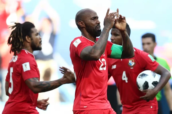 Felipe Baloy — Panamá — 37 anos e 120 dias: Felipe Baloy entrou para a história ao marcar o primeiro gol do Panamá em Copas do Mundo, na derrota por 6x1 para a Inglaterra, na edição de 2018, na Rússia.
 por Reprodução/Fifa