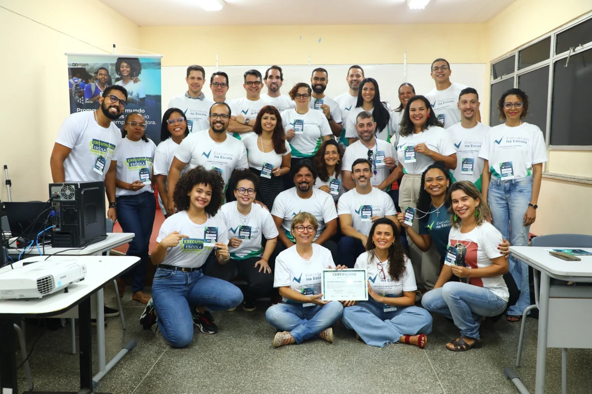 Executivos levam experiência profissional a estudantes da rede pública na Bahia por Divulgação