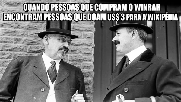 Para a internet, pagar a licença do WinRAR é um ato de grande nobreza