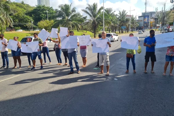 Prisão de Luan gerou protestos em 2021 por Reprodução/TV Bahia