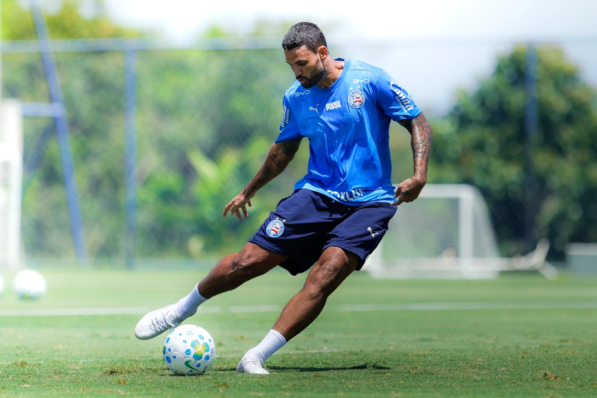 Willian José voltou aos treinos do Bahia, mas ainda é dúvida 