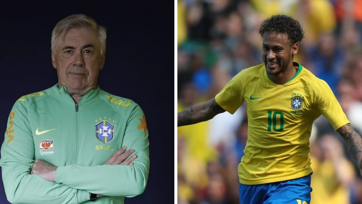 Ancelotti e Neymar