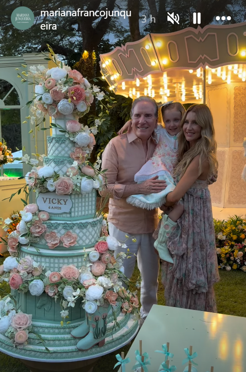 Aniversário de 6 anos de Vicky Justus por Reprodução