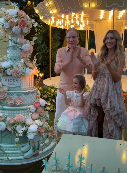 Aniversário de 6 anos de Vicky Justus por Reprodução