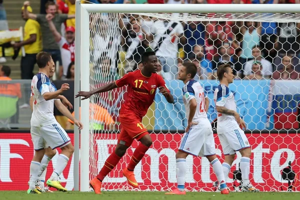 Divock Origi — Bélgica — 19 anos e 65 dias: Origi marcou o gol da vitória da Bélgica por 1x0 sobre a Rússia, na fase de grupos da Copa do Mundo de 2014.
 por Reprodução/Fifa