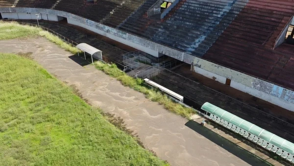 Estádio está em situação deplorável por Reprodução
