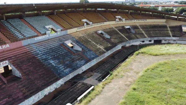 Estádio está em situação deplorável por Reprodução