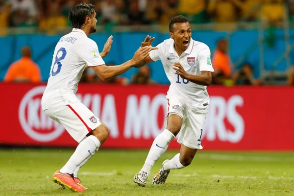 Julian Green — Estados Unidos — 19 anos e 25 dias: O meia marcou na derrota dos Estados Unidos por 2x1 para a Bélgica, nas oitavas de final da Copa do Mundo de 2014, no Brasil.
 por Reprodução/Fifa