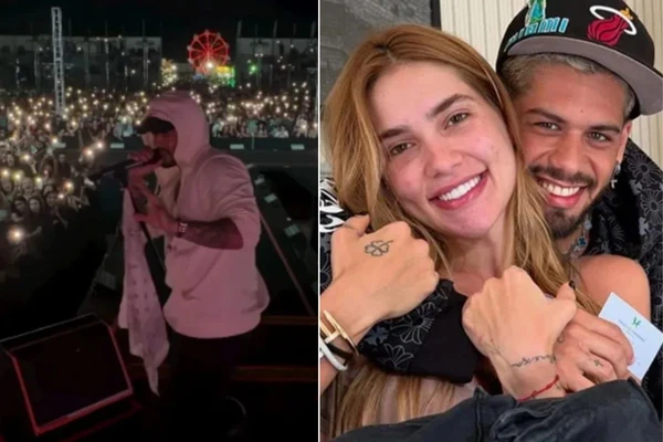 Zé Felipe cantou música que fez para Virginia