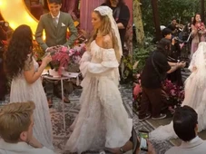 Imagem - Com convite de tarô e tema místico, Marcela Mc Gowan e Luiza Martins se casam; veja fotos da decoração