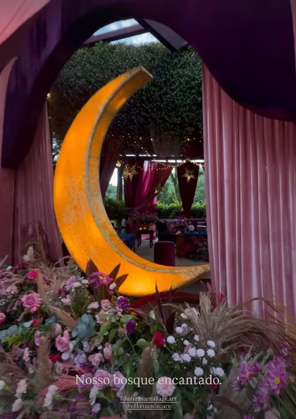 Decoração do casamento de Marcela Mc Gowan e Luiza Martins  por Reprodução/Instagram