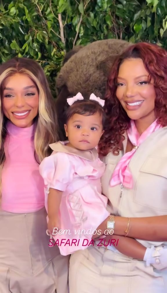 Filha de Ludmilla e Brunna Gonçalves comemora 1º aniversário com festa luxuosa por Reprodução/Instagram
