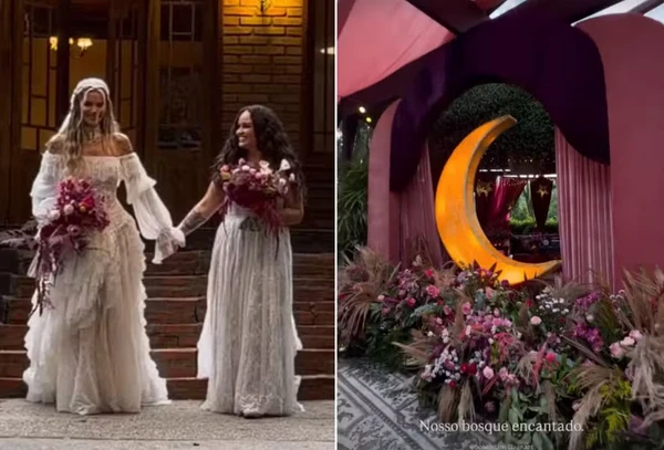 Luiza Martins e Marcela Mcgowan se casam  por Reprodução/Instagram