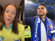 Imagem - Esposa reage após Thiago Silva ficar fora da Copa e desabafa: ‘Boa sorte’