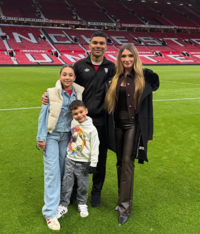 Anna Mariana acompanha a carreira de Casemiro desde os tempos de Real Madrid por Reprodução