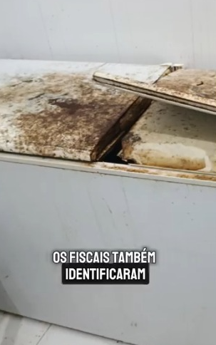 Baratas no balcão e insetos no peito de frango: açougue é fechado por irregularidades  por Polícia Civil de Cuiabá 