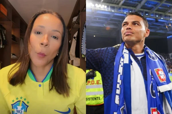 Belle Silva e Thiago Silva