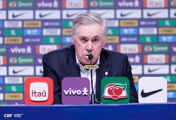 Carlo Ancelotti, técnico da Seleção Brasileira