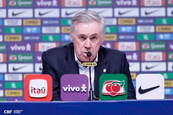 Carlo Ancelotti, técnico da Seleção Brasileira