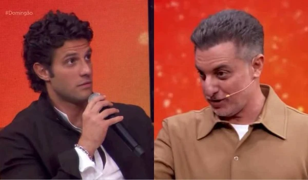 Chay Suede e Luciano Huck  por Reprodução